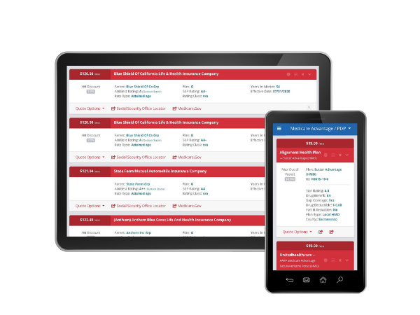 medicare quoting tool on mobile